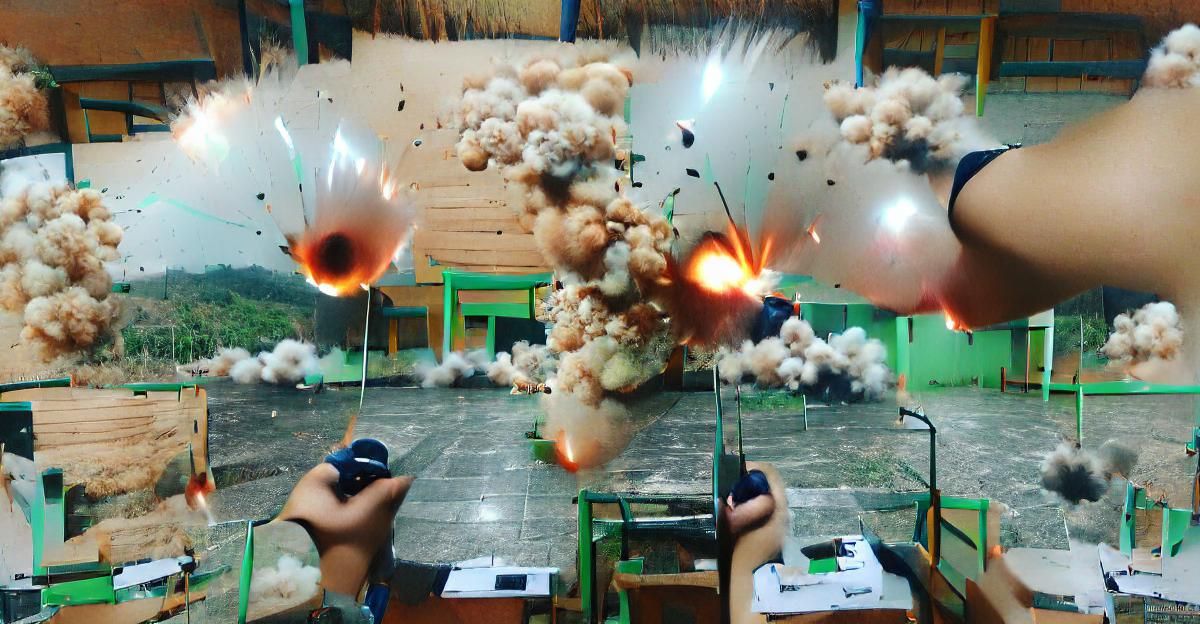 Abstract Explosion Generated by AI