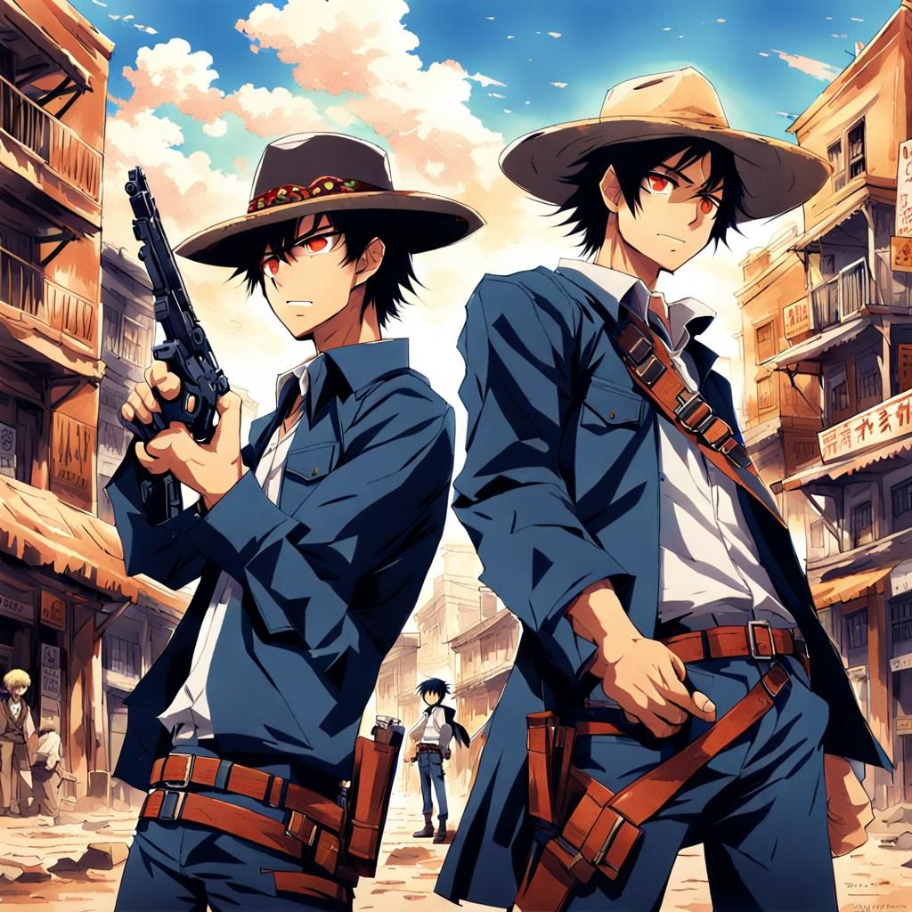 Anime Duel in a Mexican Town