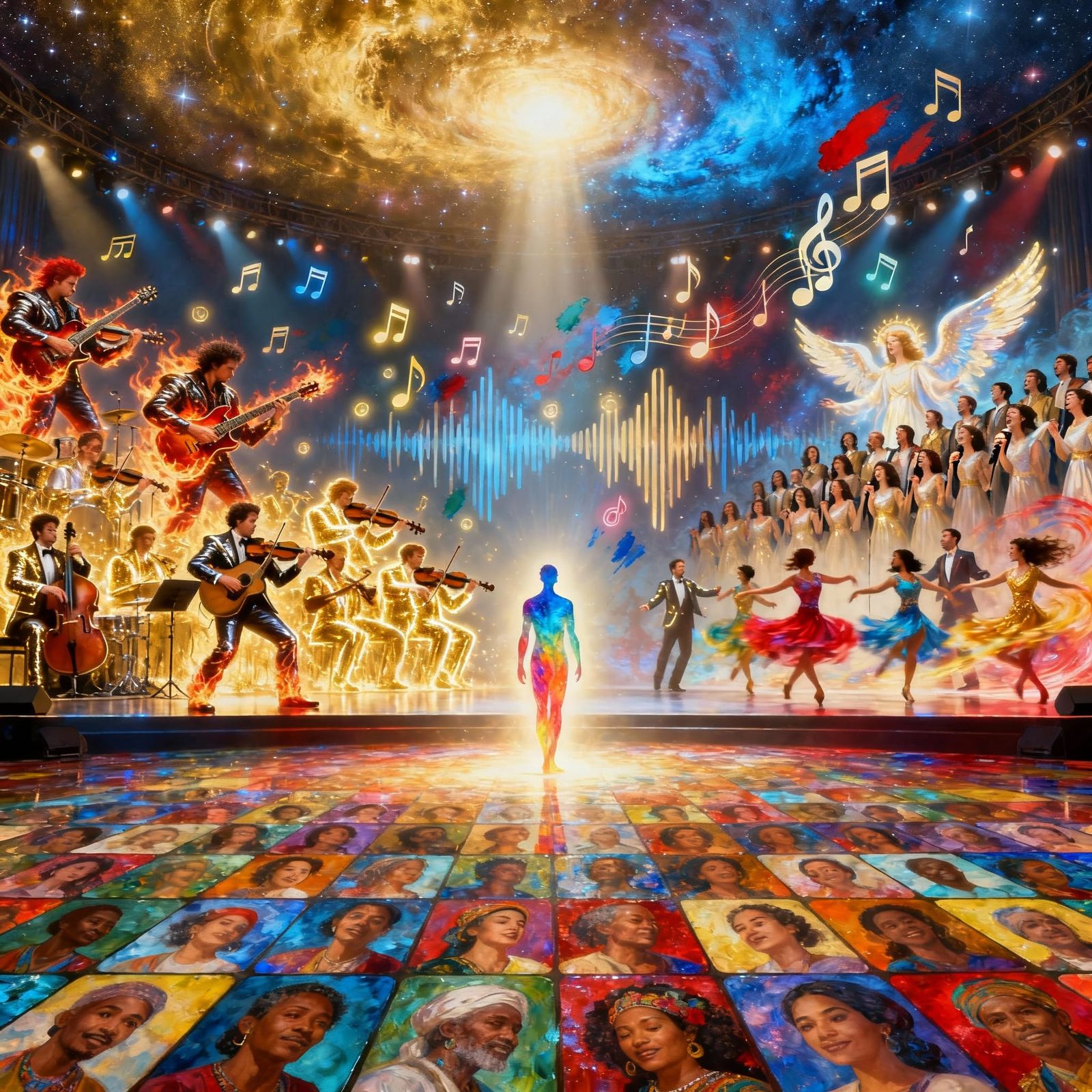 Cosmic Concert: Music and Humanity Unite in Epic Fantasy Rea...