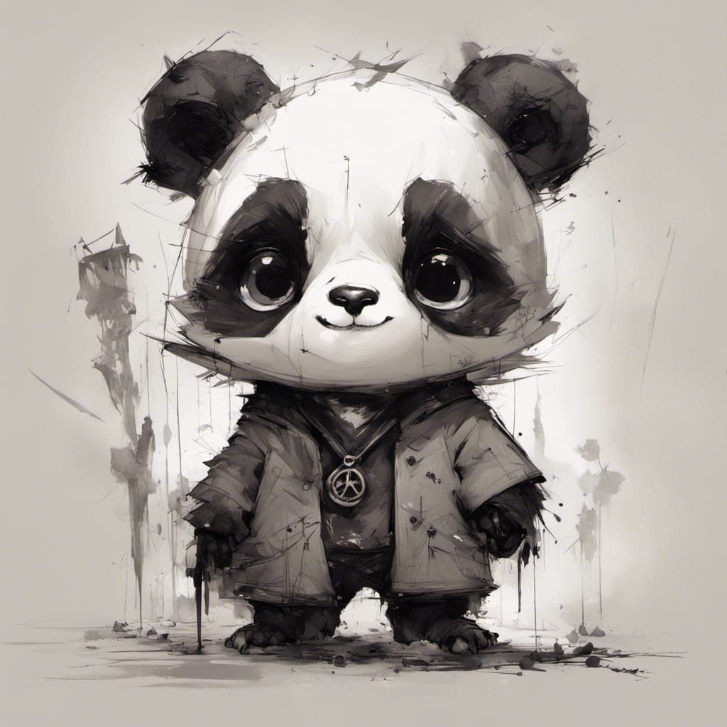 Panda Potter: Chibi Animal in Magical Moonlight