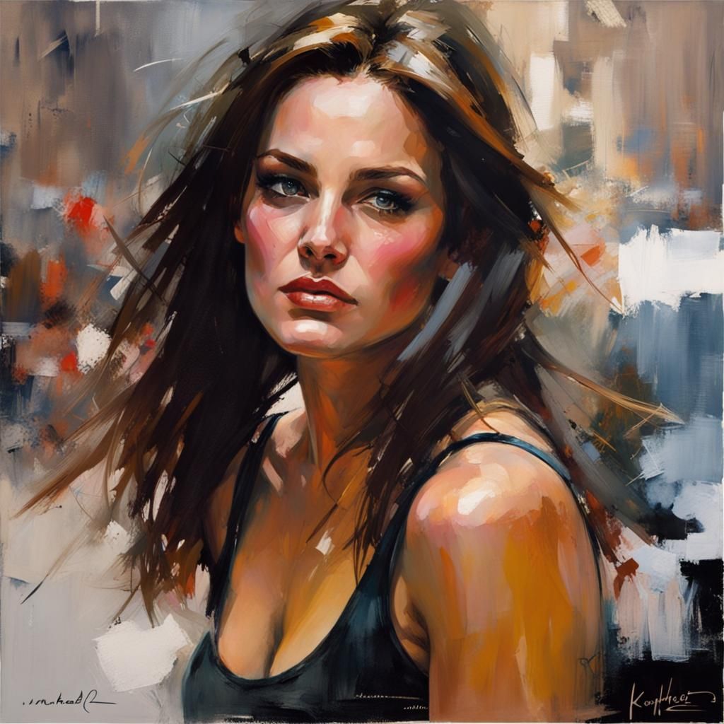 Candice Huffine in London: A Charcoal Sketch