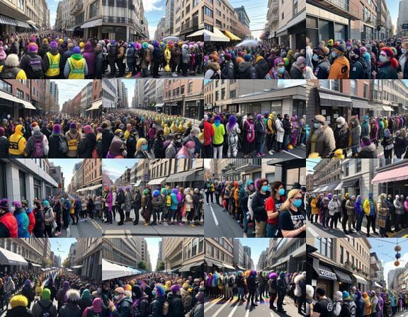 Bird-Flu Vaccination Lineup in Vibrant Colors