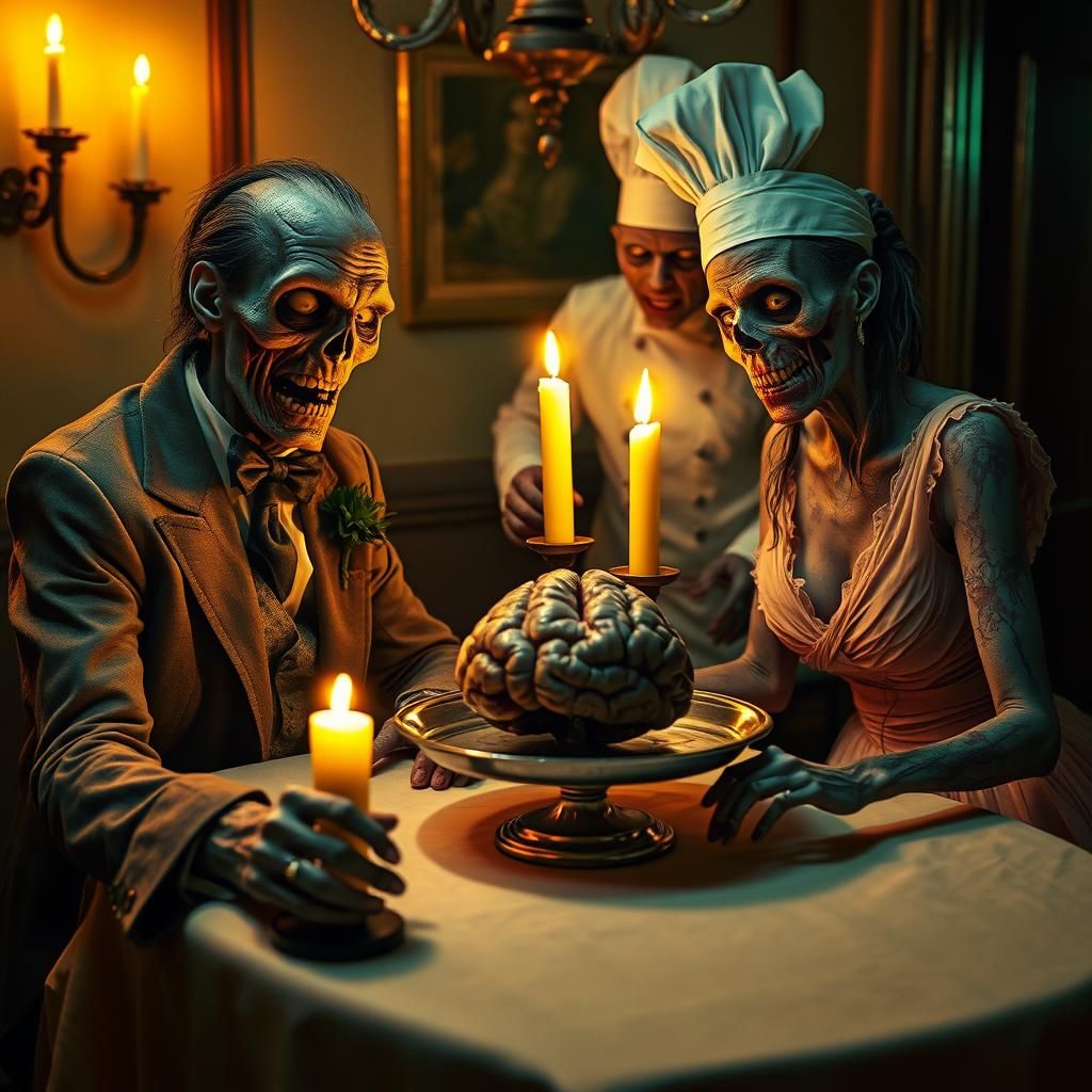 Zombie Romance: A Macabre Candlelit Dinner