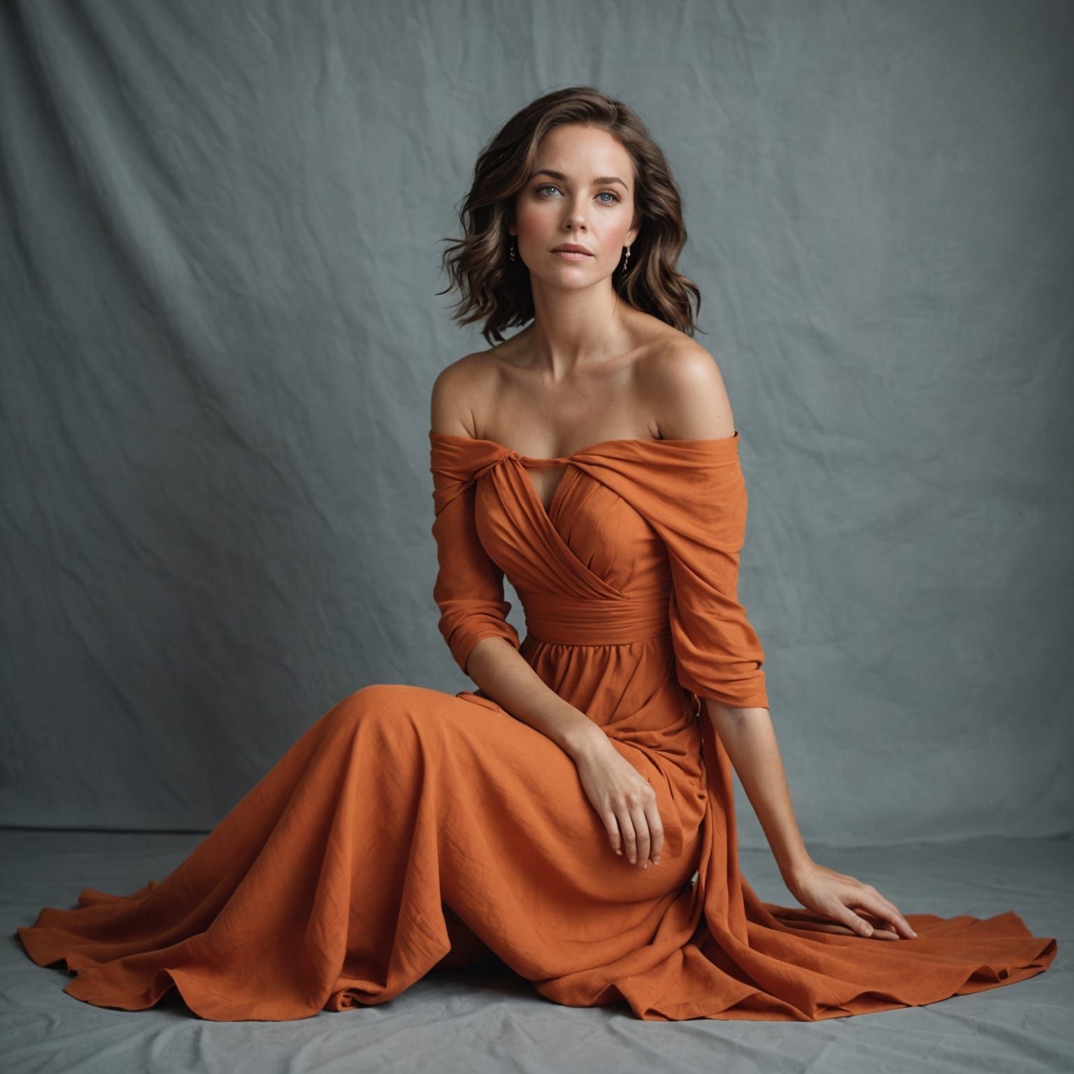 Timeless Beauty in Elegant Pose