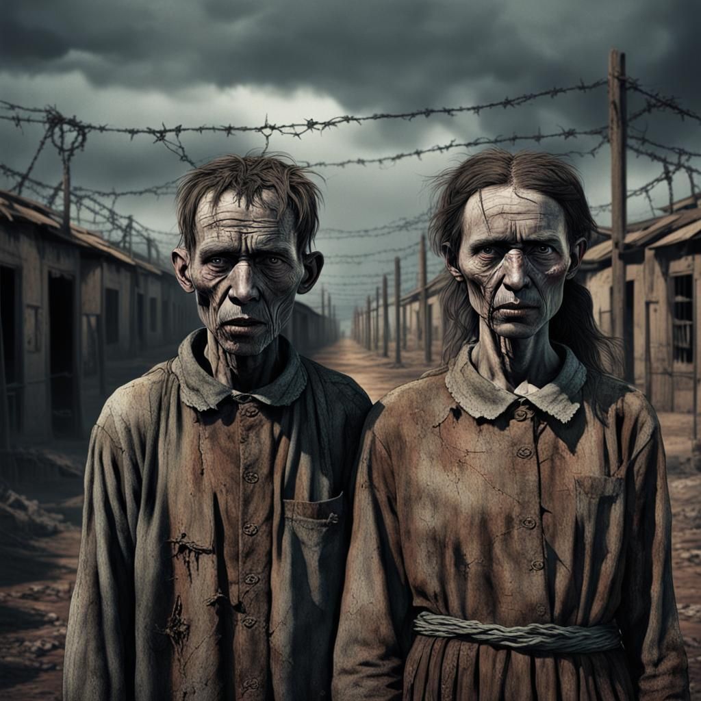 Ethereal Ghosts in Somber South African Landscape