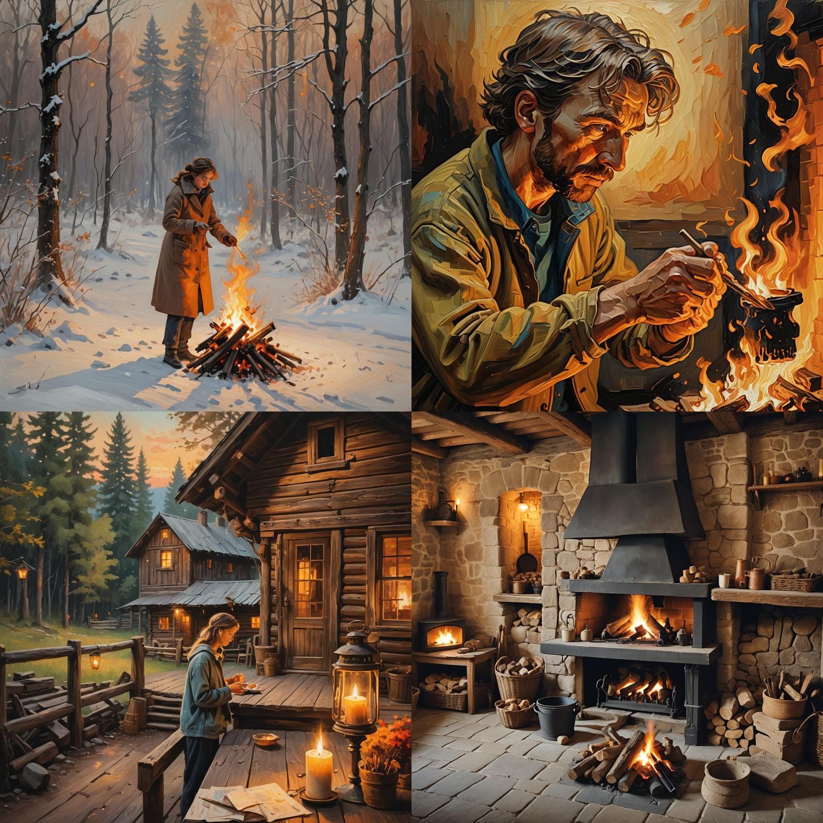 Igniting the Fire: A Visual Interpretation