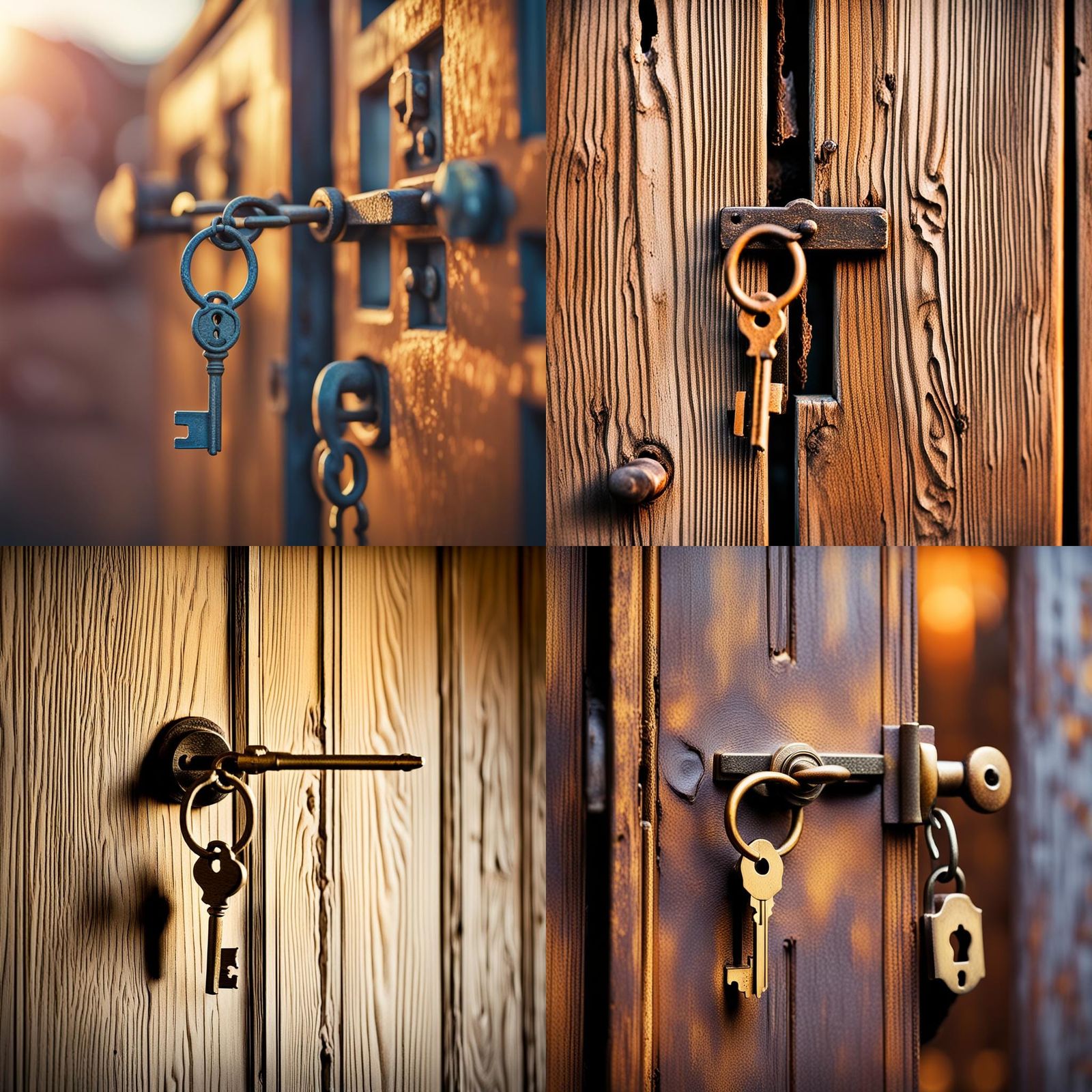 Key Opens Door: Professional Photography with Bokeh