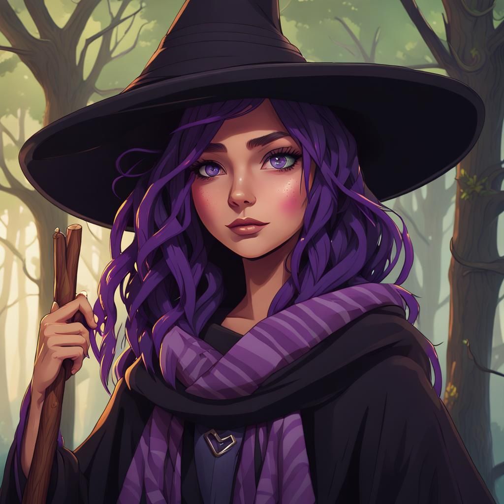 Teenage Witch Purple