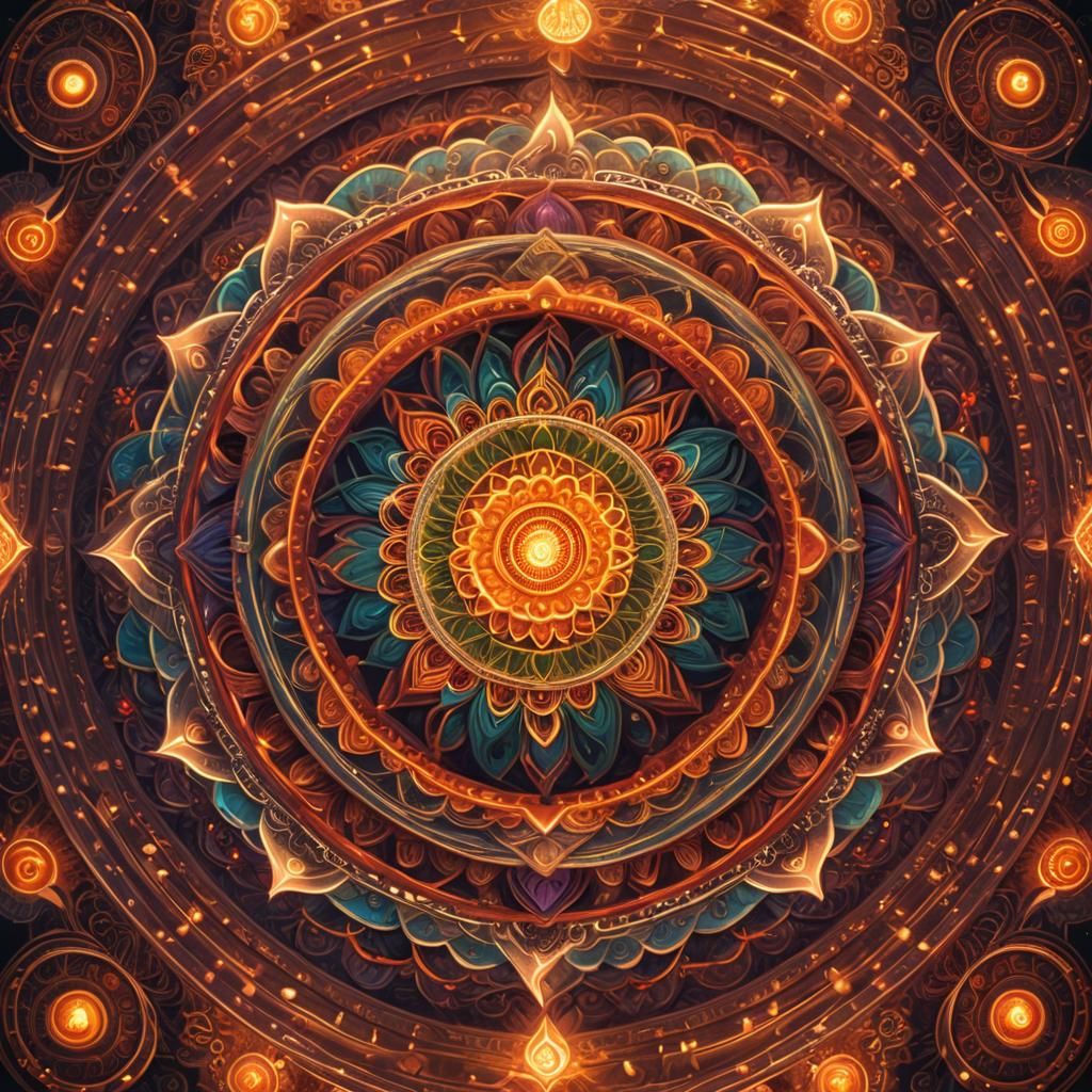 Kundalini Awakening: A Tantra Yoga Mandala