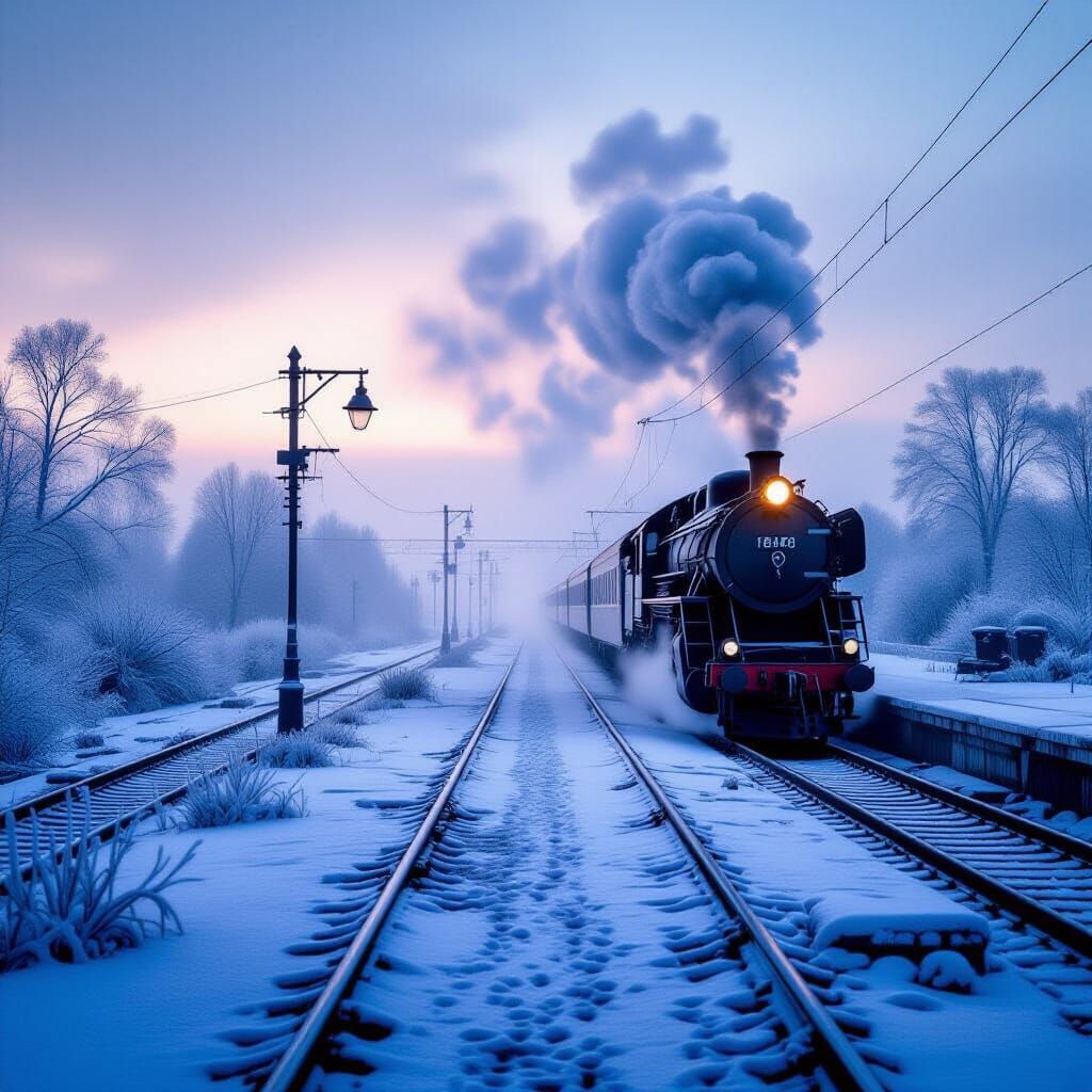 Spectral Train at Abandoned Snow Station