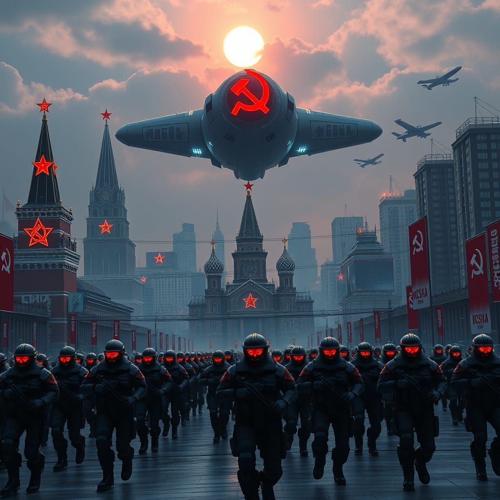 Eternal Soviet Union: Futuristic Dystopian Masterpiece