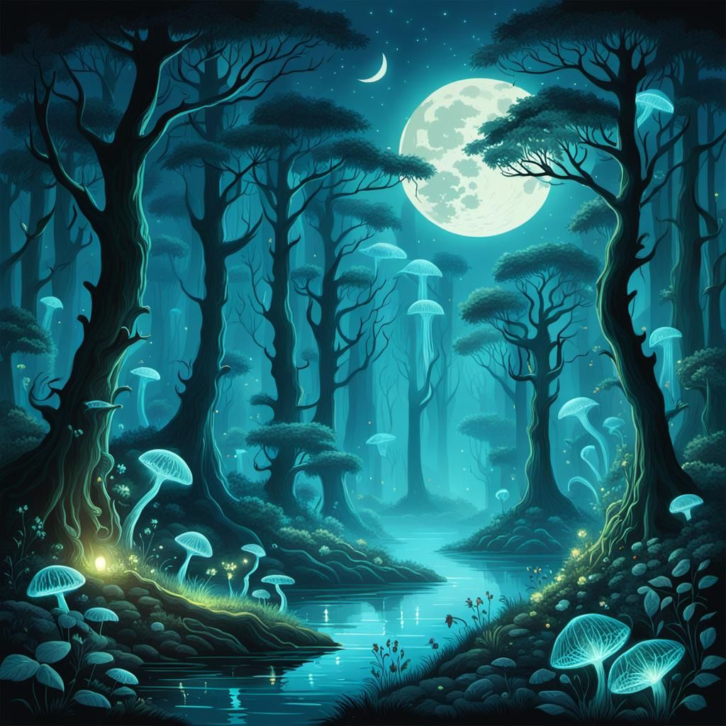 A mystical forest