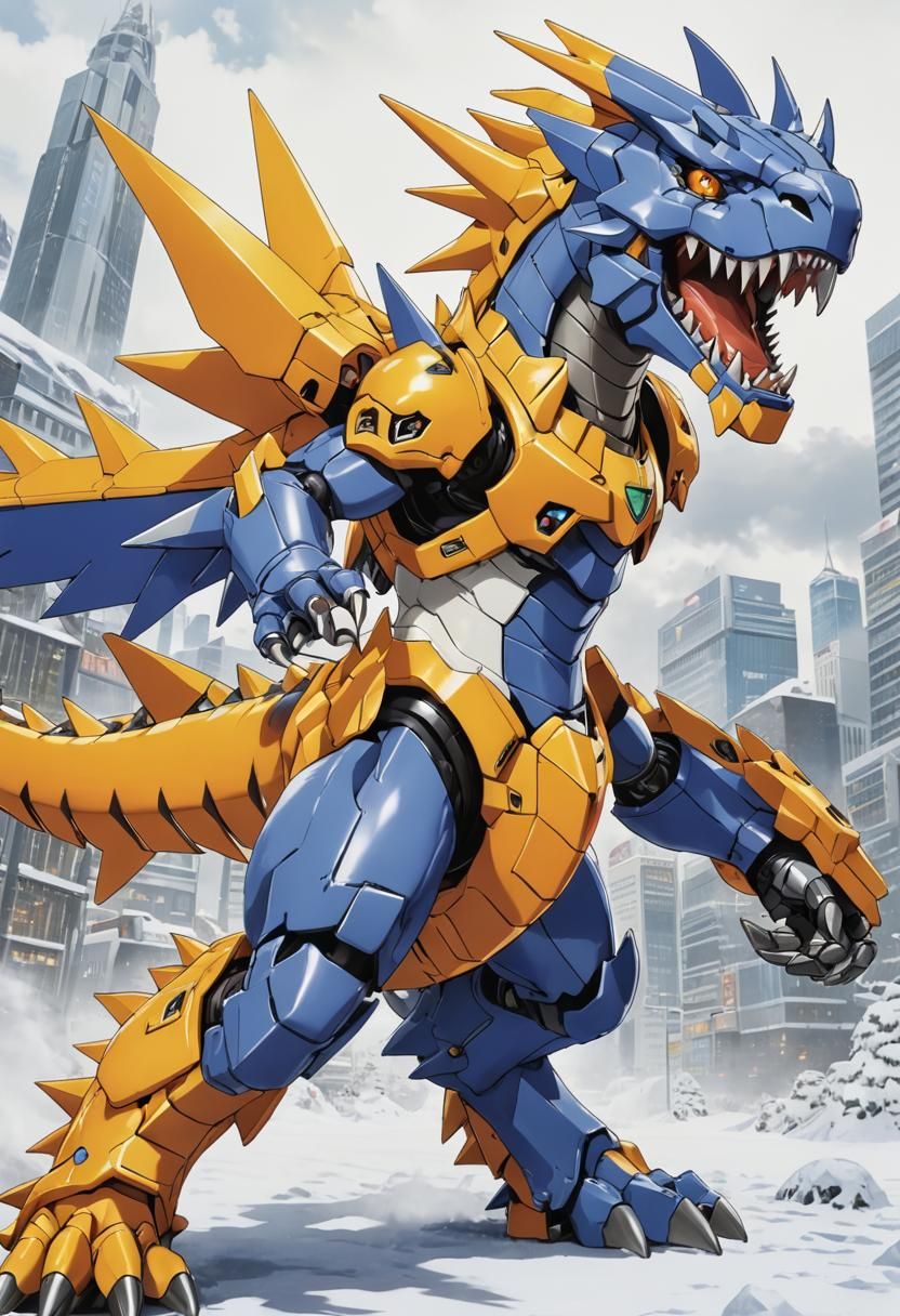 Gundam digiwing Greymon
