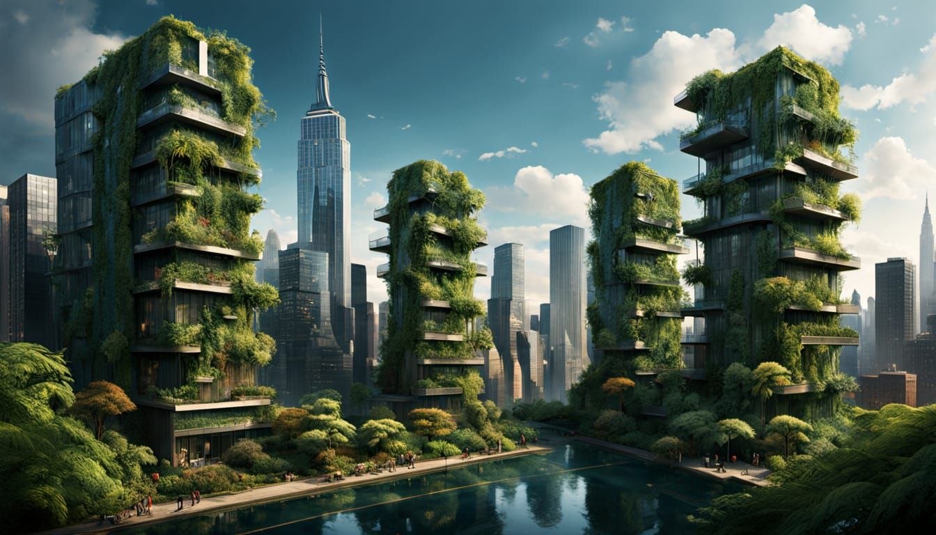 Nature Reclaims New York City in Hyperrealistic Concept Art