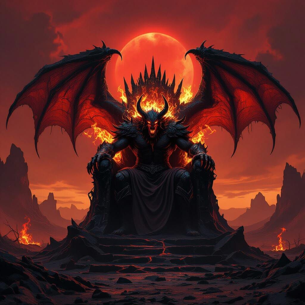 Clevatess King of Devil Beasts in Volcanic Wasteland