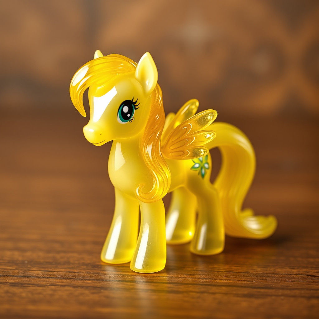 yellow diamond my little pony figurine