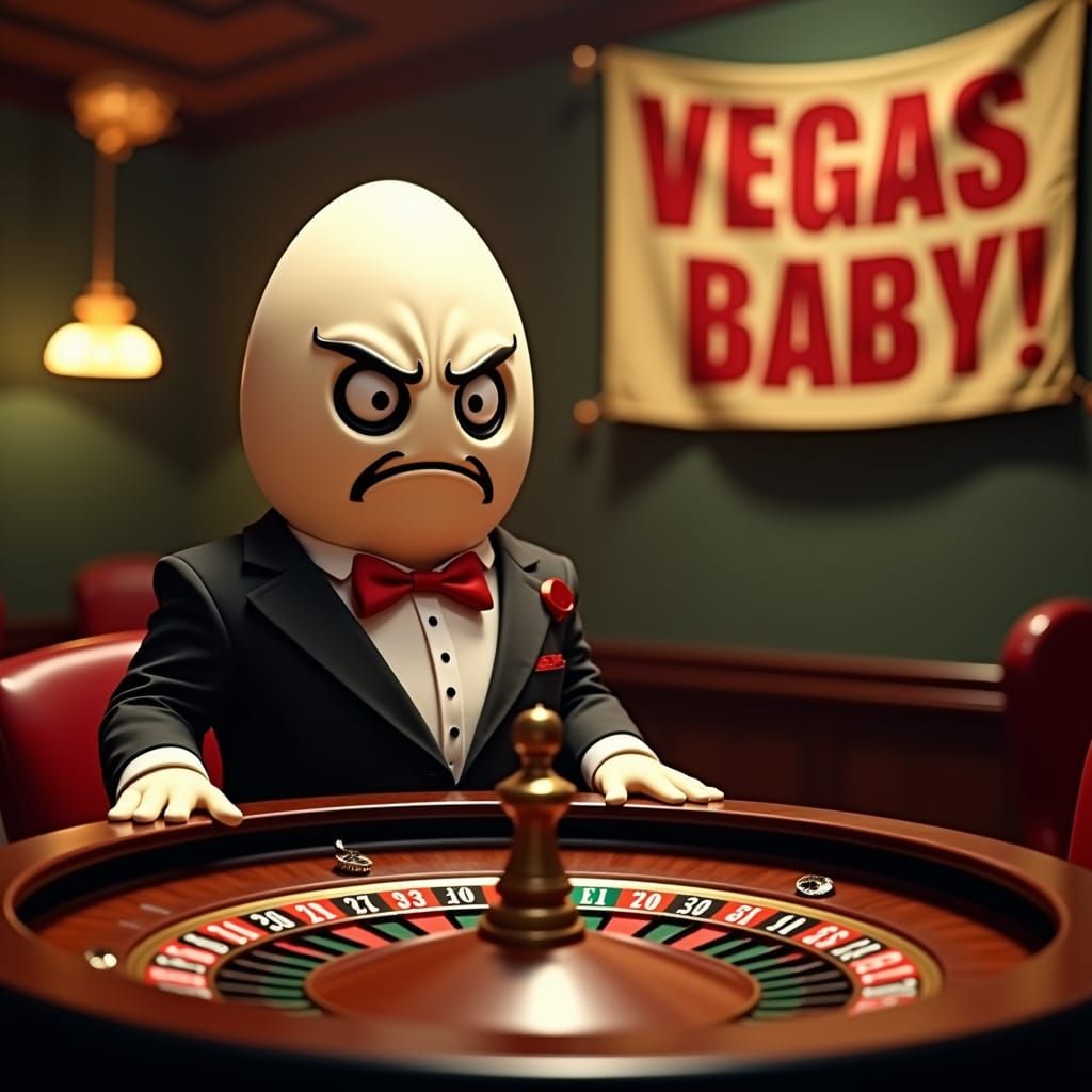 Angry egg in Vegas