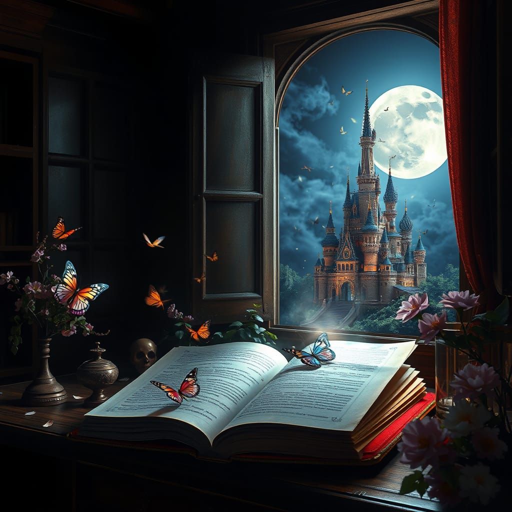 Whispers from a Moonlit Portal