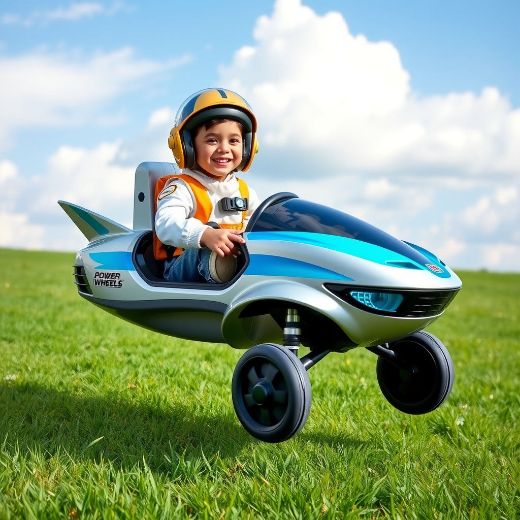 Joyful Kid's First Spaceship Adventure