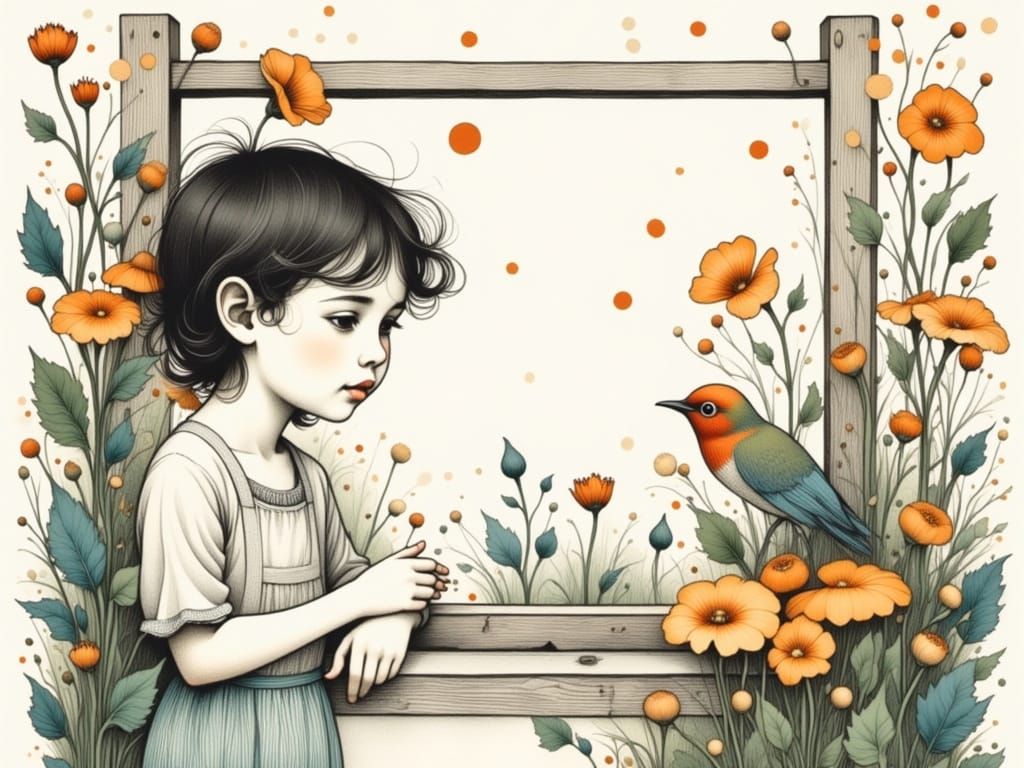 Lonely Boy Seeks Comfort in Bird's Melody