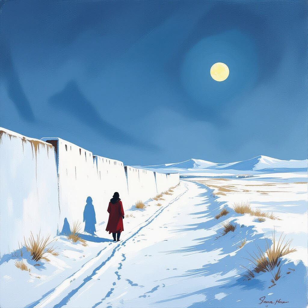 I am alone in this parting’s land, You are alone, no reachin...