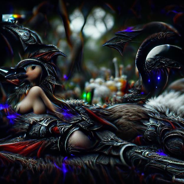 Dark Fantasy Scene in 8k Resolution