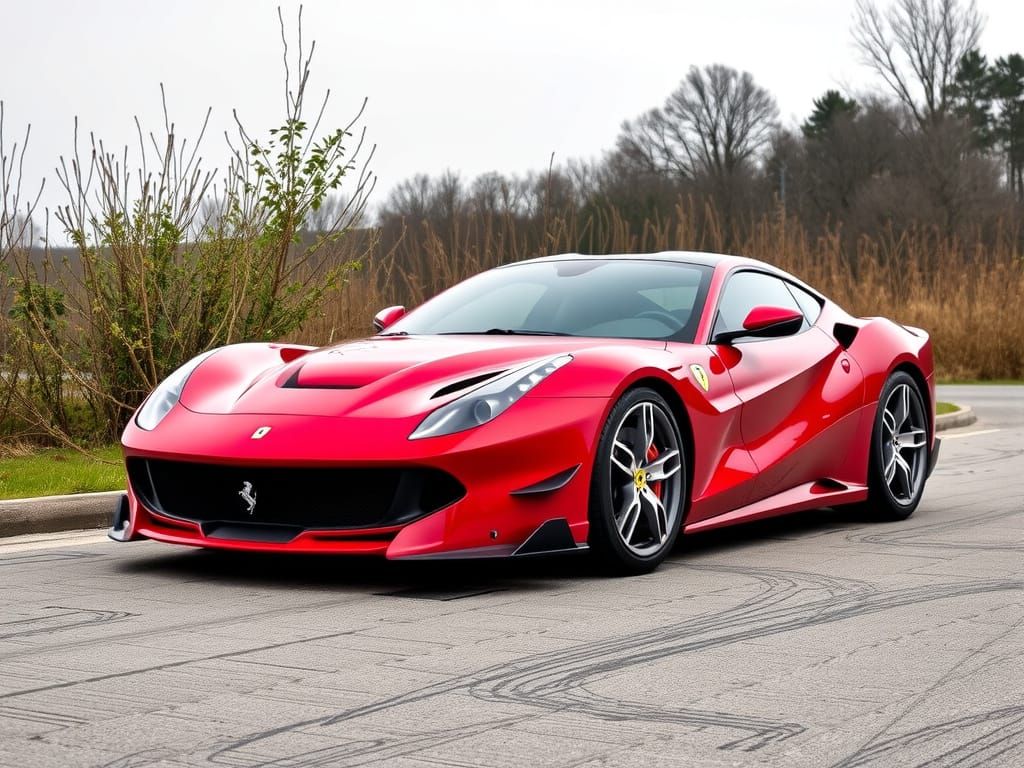 Iconic Ferrari Modena Sports Car