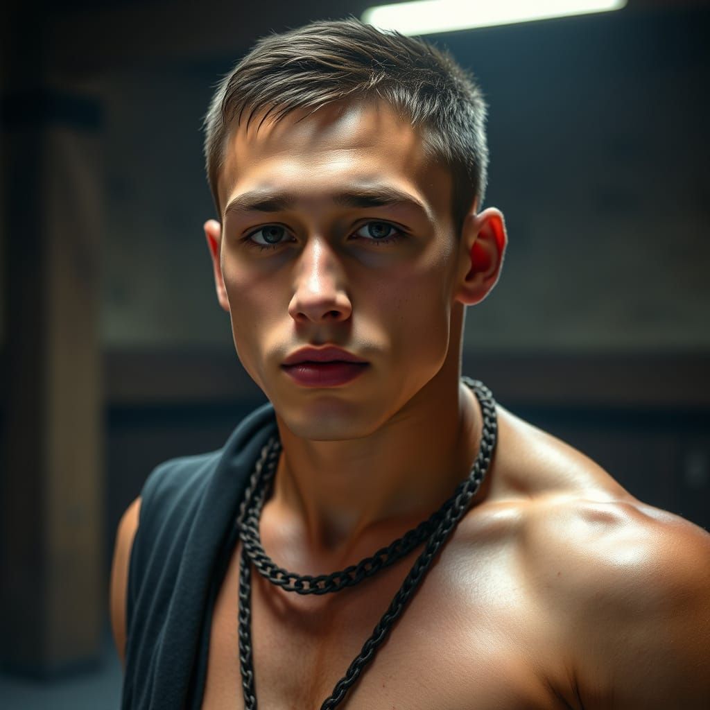 Ancient Kazakh Warrior Prepares for Wrestling in Classical G...