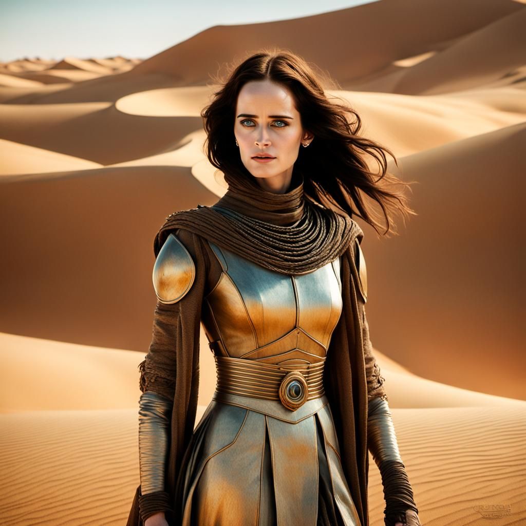 Eva Green as Fremen in Arrakis Desert