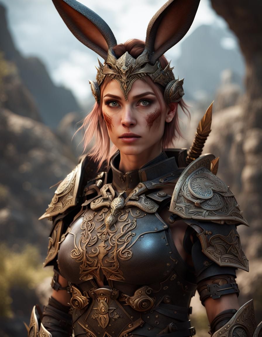 Warrior beastman (hare)