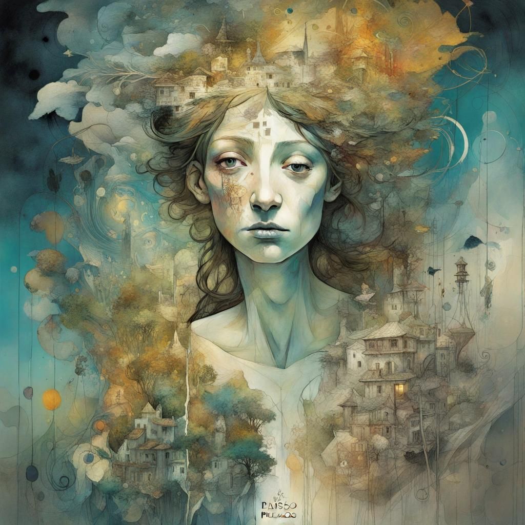 Fantastical Fairy Tale Landscape in Detailed Matte Painting