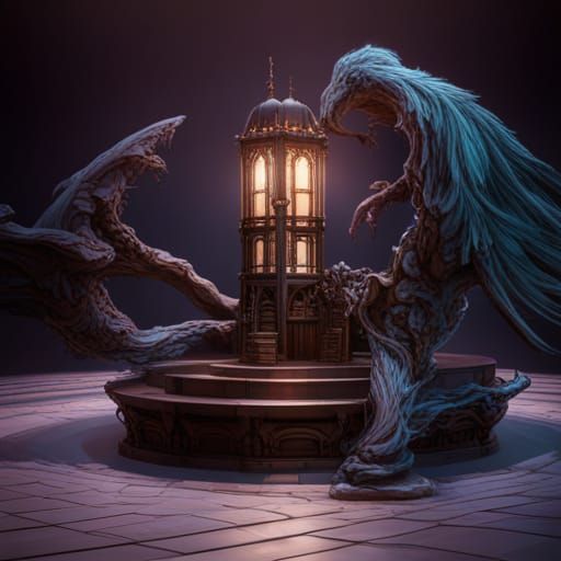 Detailed Glass in Fantasy Concept Art