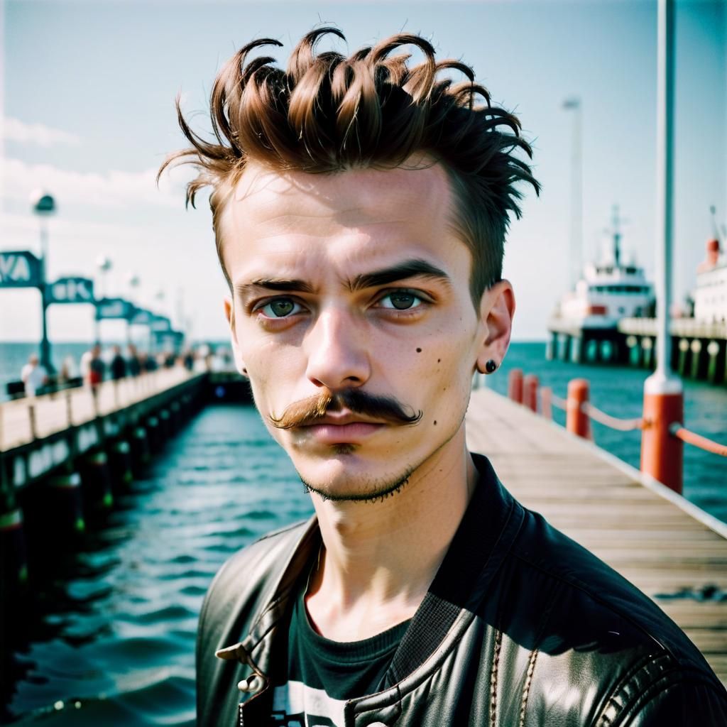 Handsome man in Gdynia Poland