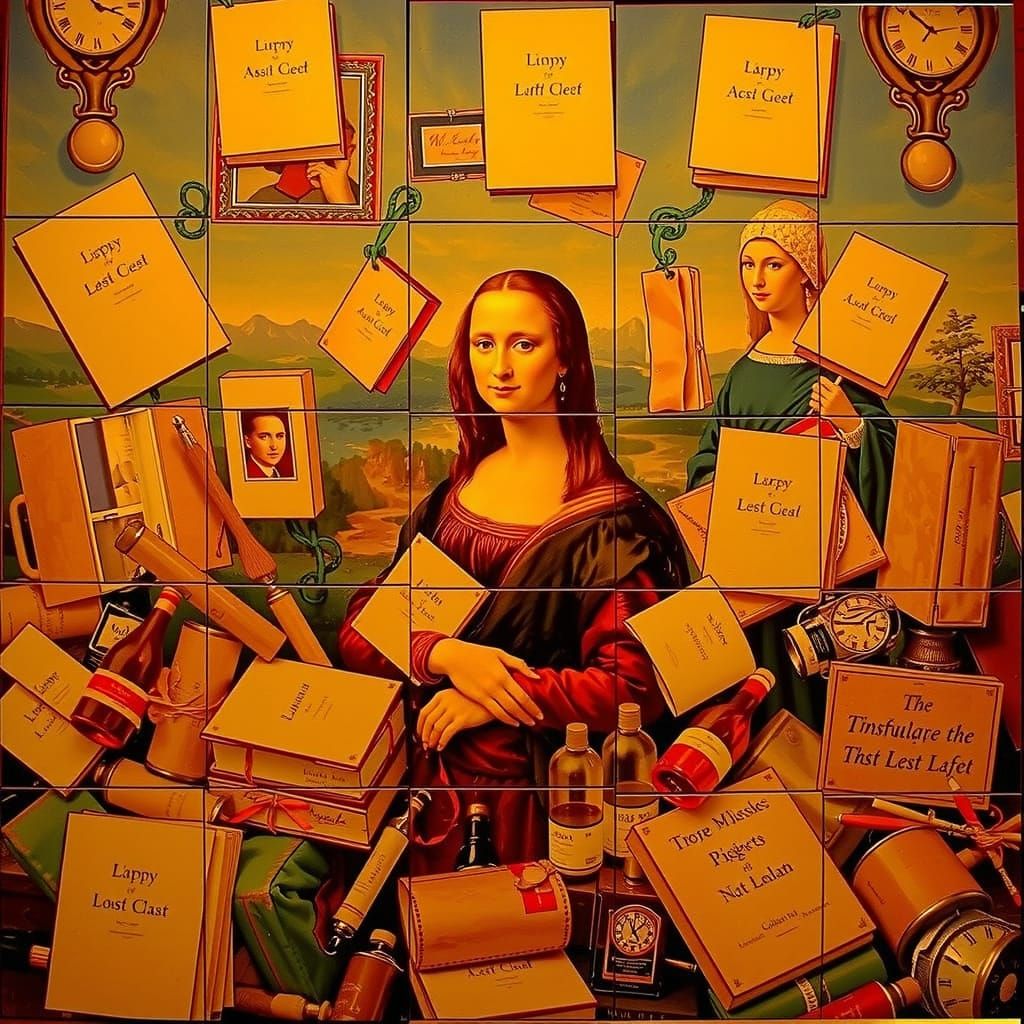 AI Rendition of the Mona Lisa