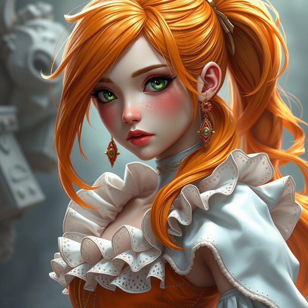 Fantastical Princess of Volta in Vibrant Colors