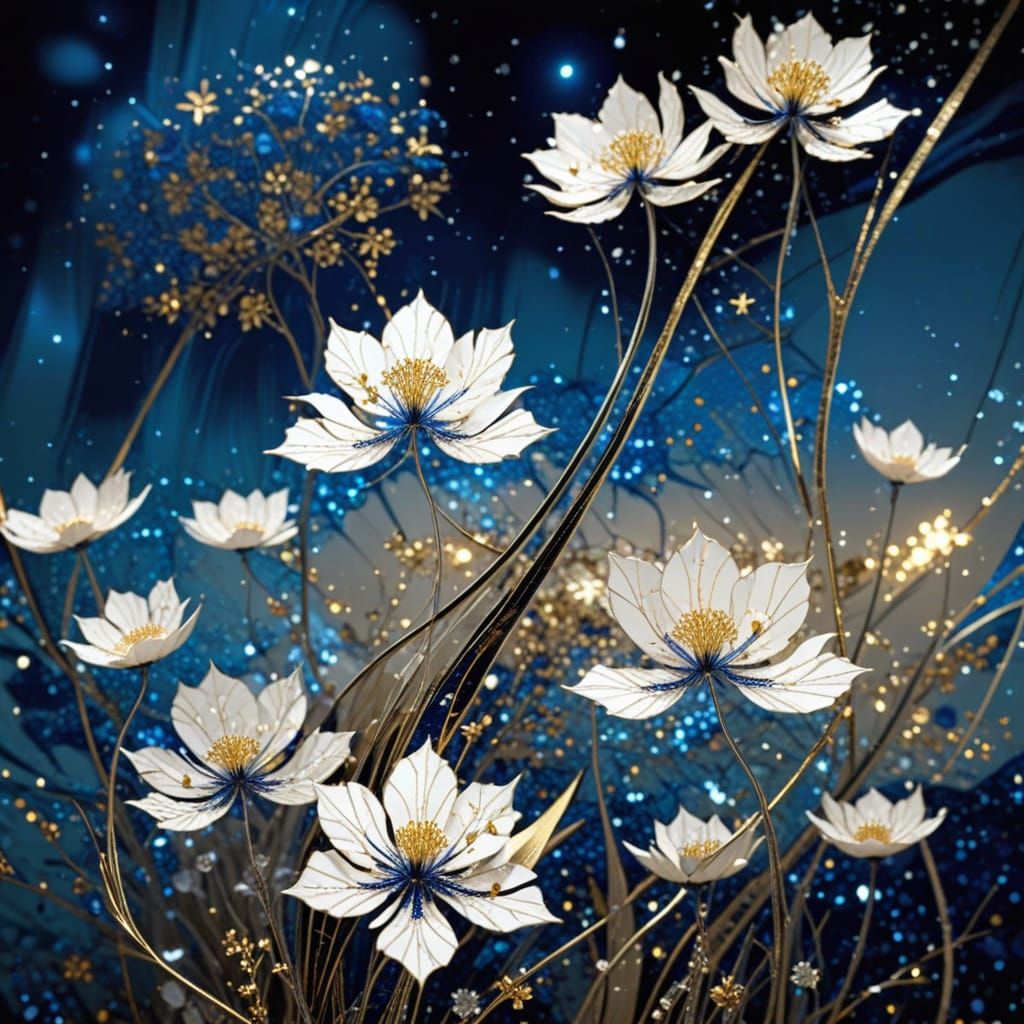 Flowers, Kay Nielsen and Aubrey Beardsley