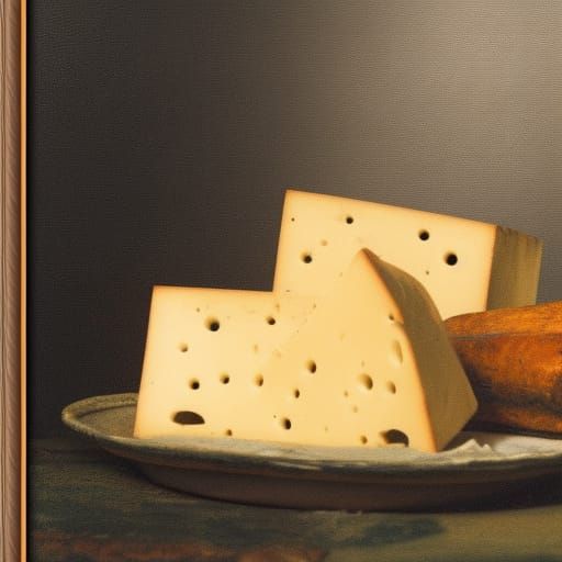 Cheeses in Old Master Style