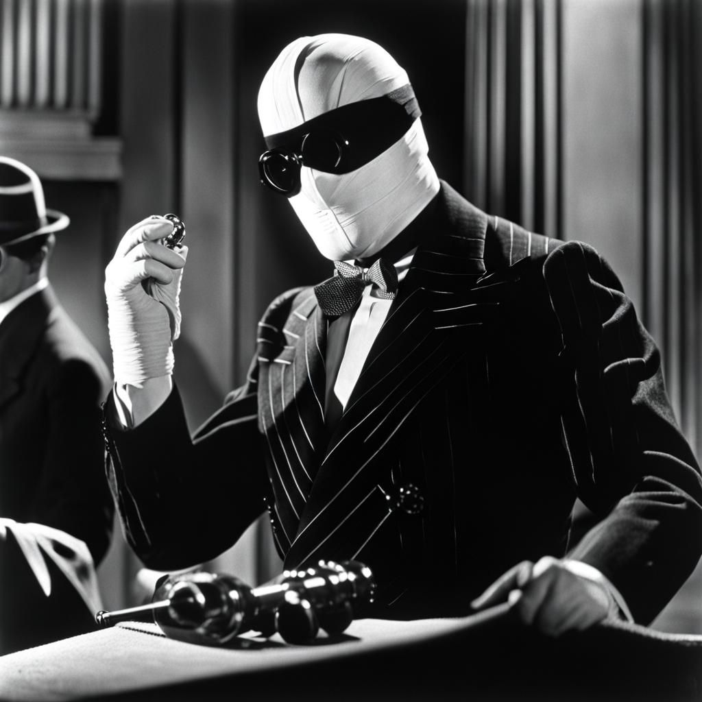 The Invisible Man: 1933 Universal Movie Still