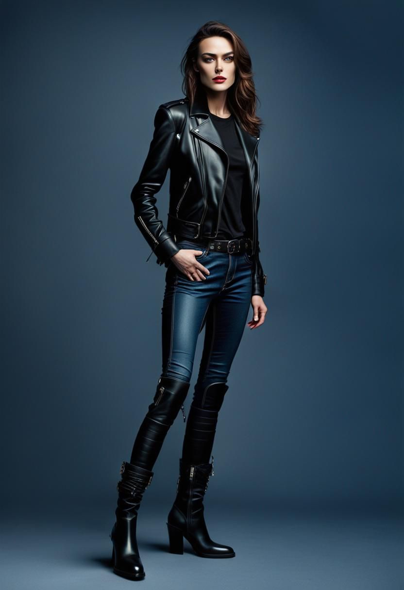 Cyberpunk Rockstar Model in London