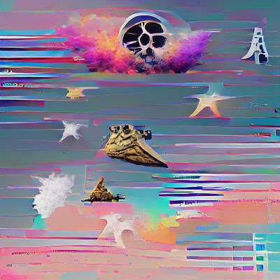 Star Wars Scene Generated by AI