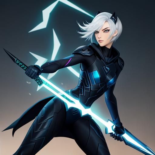 AI Generated Image of Someone Mewing