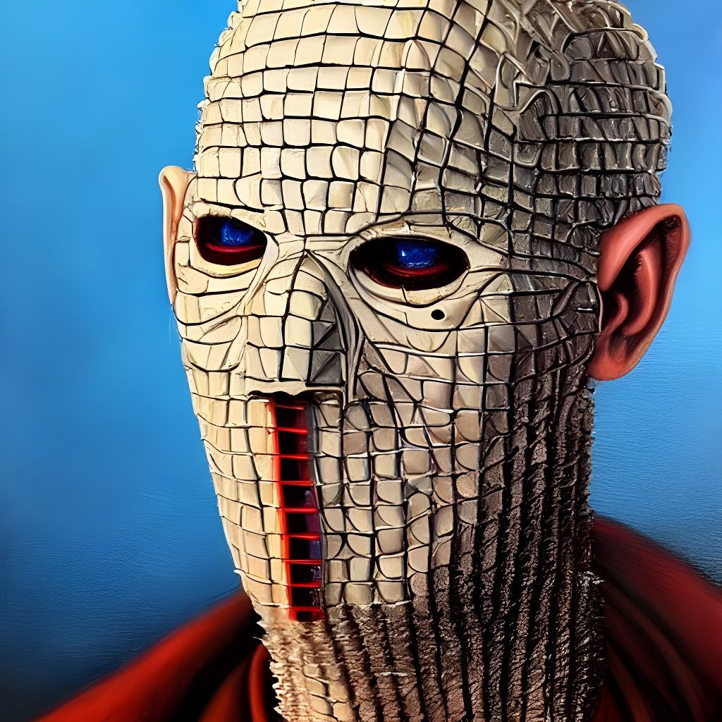 Horrific Doctor Portrait in Hyperrealistic Style