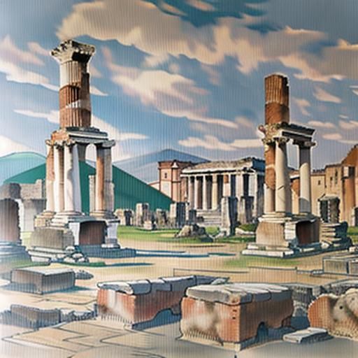 AI Image of Pompeii