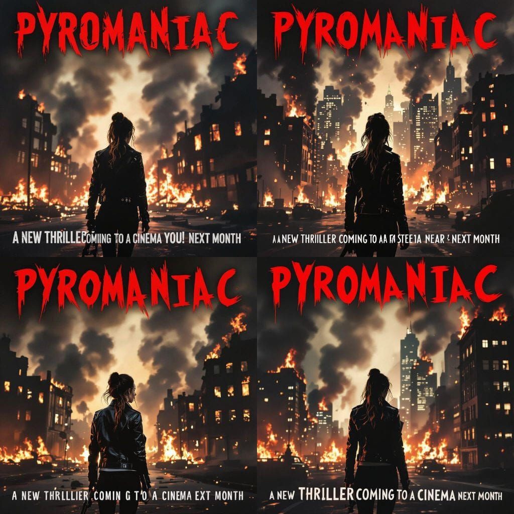 PYROMANIAC: Intense Psychological Thriller Movie Poster