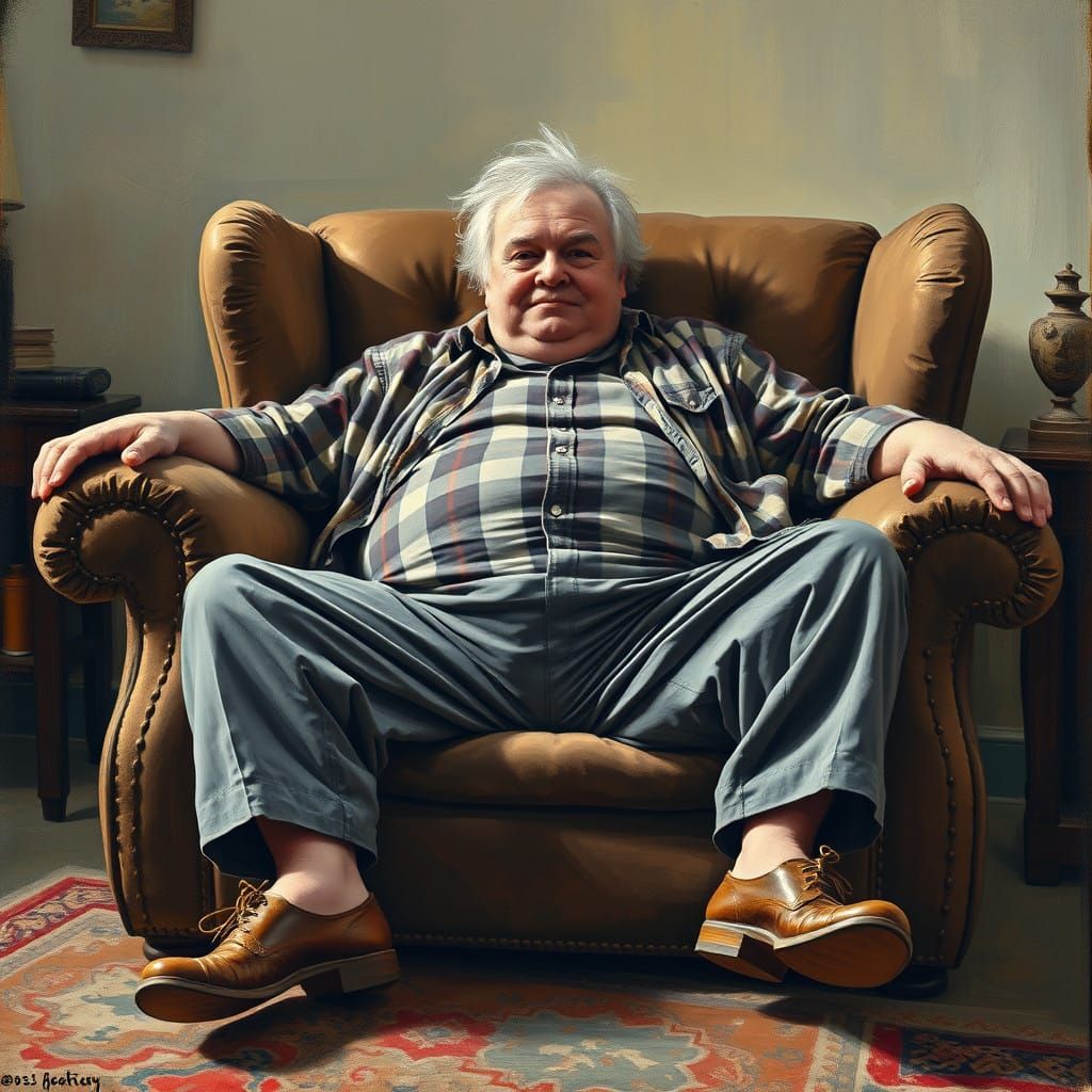 A Comforting Portrait of Gentlemanly Relaxation