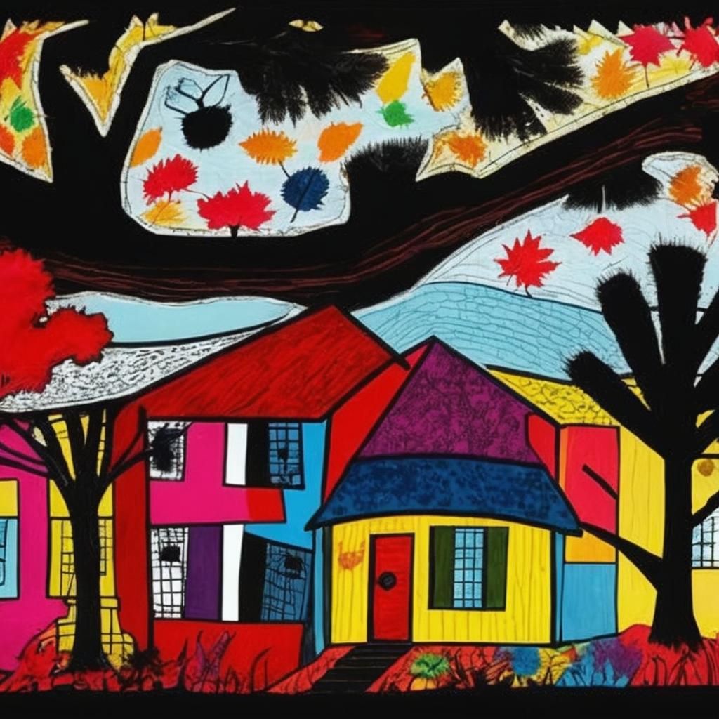 Eerie Black and White Photogram with Solarization Effect