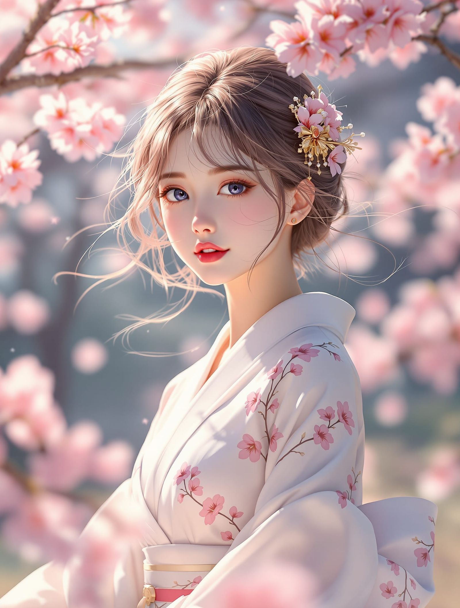 Anime Portrait in Style of Ilya Kuvshinov