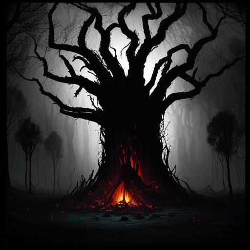 Mirkwood Forest Spiders in Dark Fantasy Style