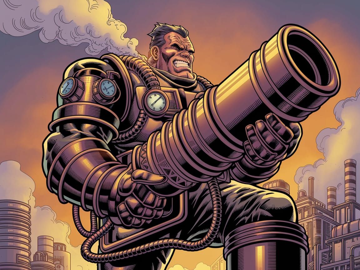 The Steam Baron, a ruthless industrialist with a penchant fo...