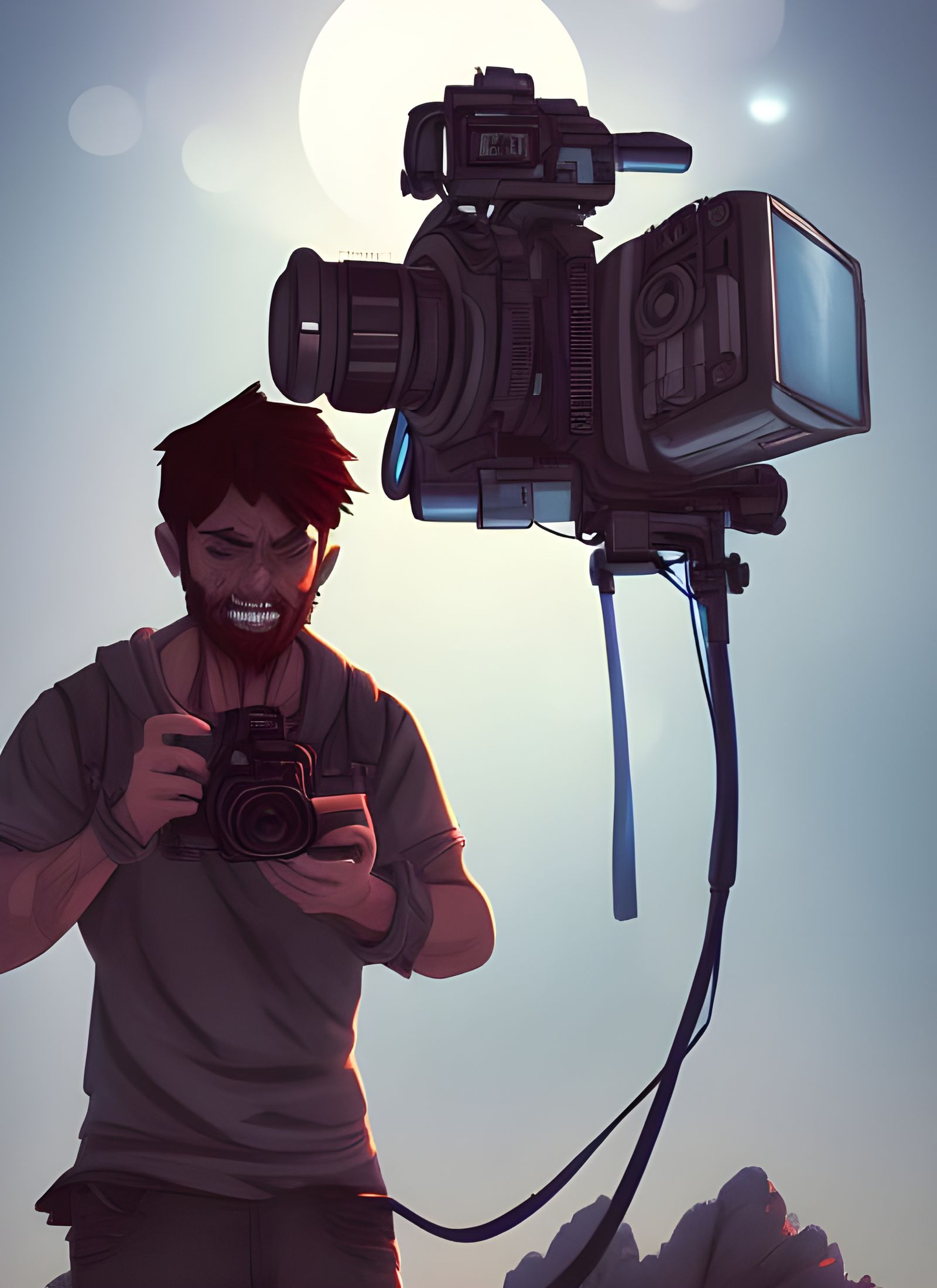 Photographer Documents Zombie Apocalypse in Digital Art Styl...